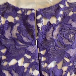 Purple sleeveless knit dress Marc Brouwer Size L